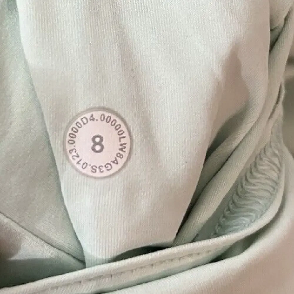 Lululemon‎ Light Mint Green Peek Pleat High-Rise Tennis Skort Skirt Size 8